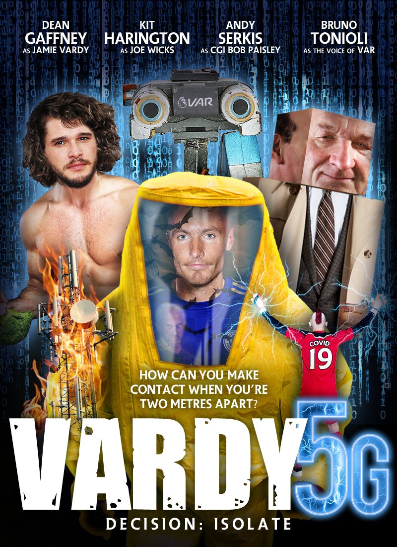 From the makers of Vardy, Vardy 2, Vardy III and Vardy 4 comes the most explosive edition to the franchise yet. When you try and play the game behind closed doors, expect them to be blown off!