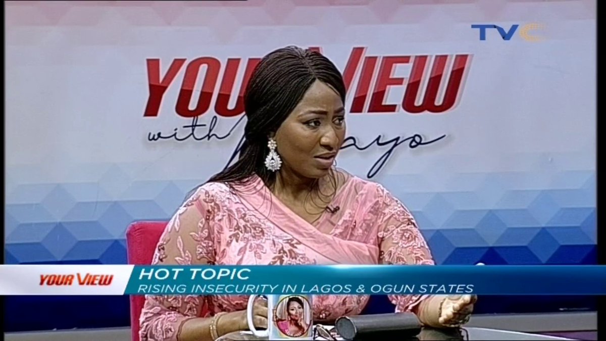 We have with us on  #YourViewTVC, the Ogun State Commissioner of Police, Kenneth Ebrimson, to tell us what the Police is doing regarding this  #AgegeUnrest, as well as reports of violence in some Lagos and Ogun communities.