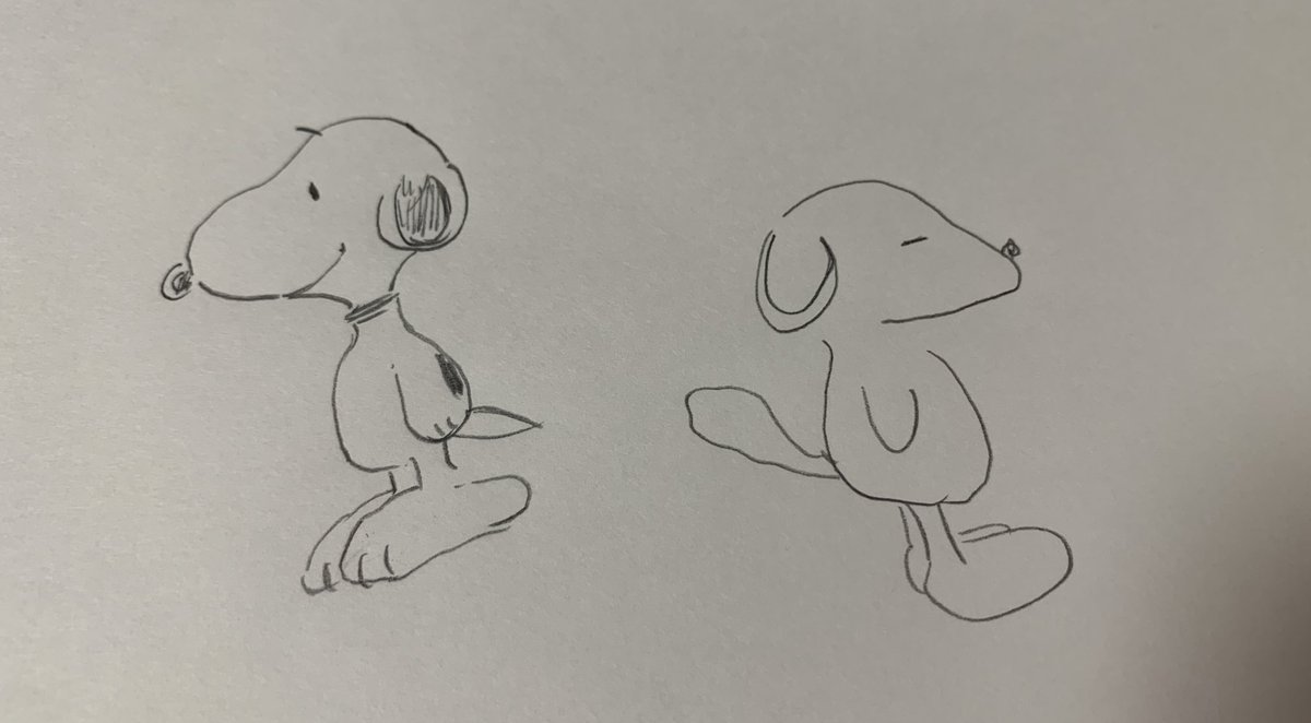 スヌーピーを描こう スヌーピーを描こう