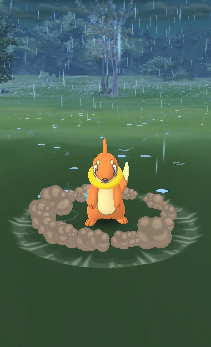 黒狐 A Twitter 雨の中のブイゼルかわいいい ポケモンgo ブイゼル