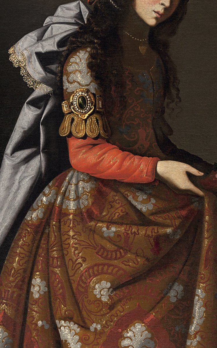 AngelicaPeyrac's tweet photo. Santa Casilda - Zurbarán (ca. 1635) Museo Nacional Thyssen-Bornemisza #SigloXVII #ArteModa #ModaArte https://t.co/yBsThc3kYv