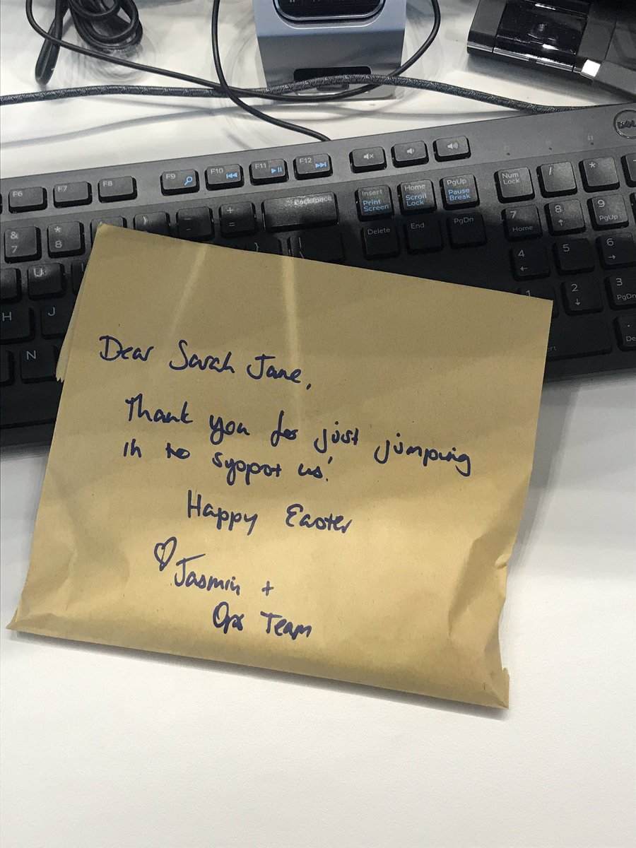 During such challenging times - the little things mean so much more. Thanks Ops team! Honoured to be working as part of the COVID-19 response team here at Homebush <a href="/NSWHealth/">NSW Health</a>
