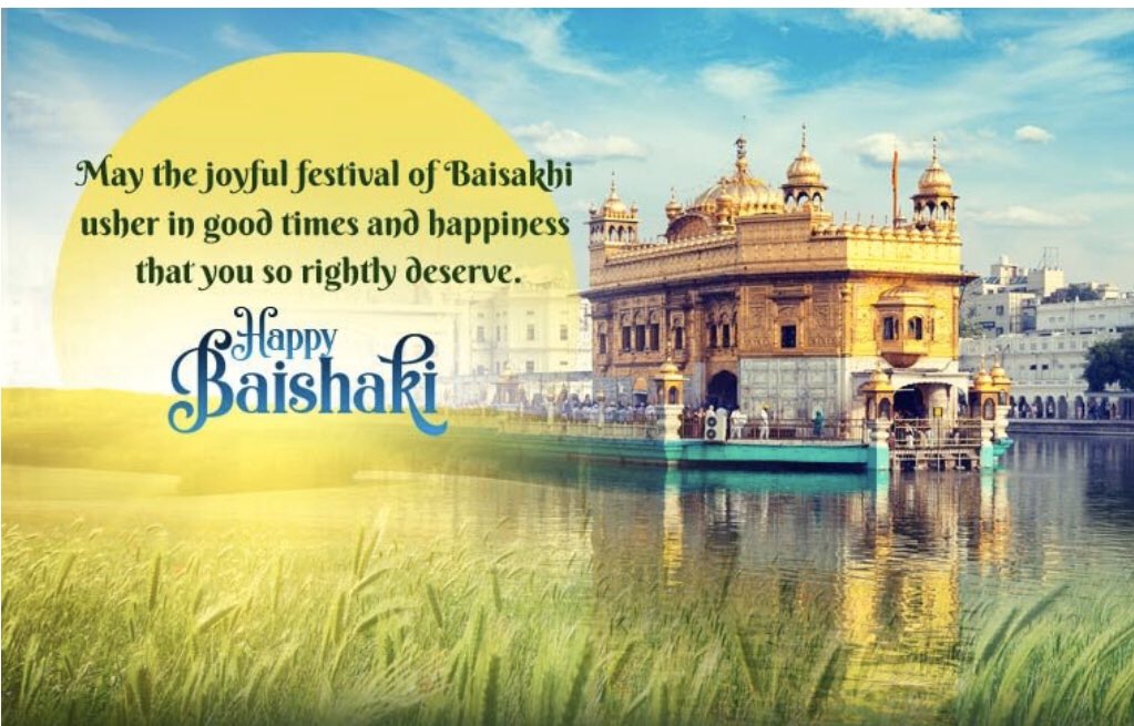 On this auspicious occasion of #Vaisakhi, I pray for everyone’s good #health and #Prosperity. May god bless us with #peace and #harmony in this world. Thank you #NHSheroes  and #charities for your #support. Happy #Vaisakhi2020 and #StayAtHome