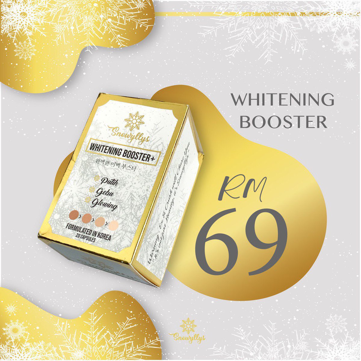 snowyllys's tweet photo. Fall in love with Whitening Booster+
Only for RM69 FREE POSTAGE🦋❄️l

Xoxo snowyllys❄️

https://t.co/zwhhuk8nQZ https://t.co/7GqH6s8pXU