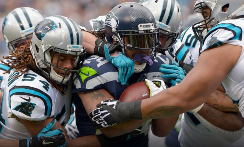 It& #39;s 4 am, analytics crew is asleep so imma let y& #39;all in on a lil secret:The Seahawks running game only works if they have a really talented RB that runs with power and can break a lot of tackles to make up for the lack of good Oline and good run scheme.A thread: