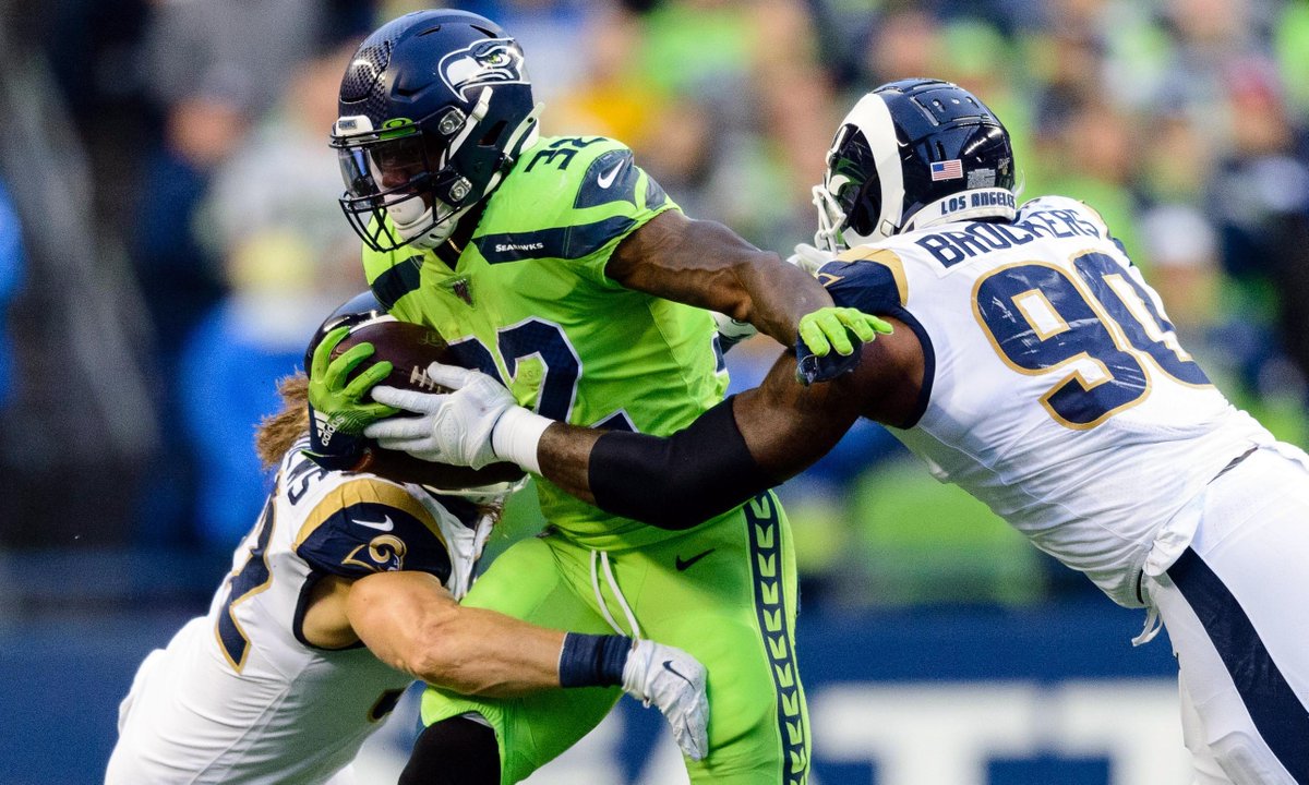 It's 4 am, analytics crew is asleep so imma let y'all in on a lil secret:The Seahawks running game only works if they have a really talented RB that runs with power and can break a lot of tackles to make up for the lack of good Oline and good run scheme.A thread: