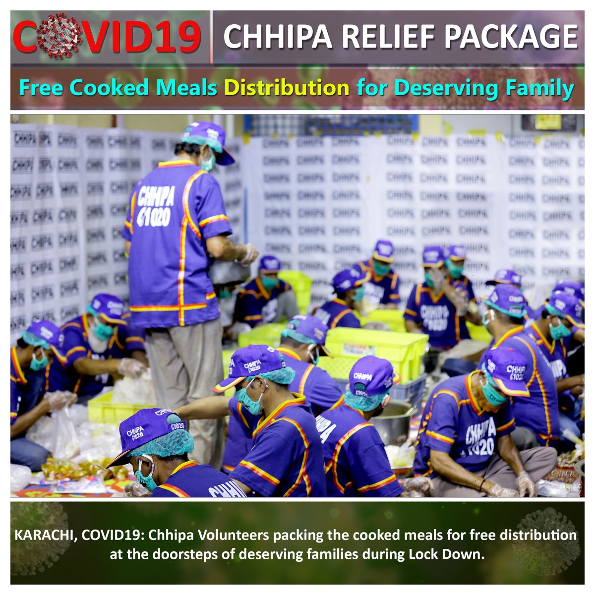 RamzanChhipa's tweet photo. #ChhipaDastarkhawan #PackFood #Food #COVID19 #COVID #CoronaVirusUpdates #CoronaUpdate #CoronavirusOutbreak #Covid_19 #CoronaVirus #CoronaVirusInPakistan #SindhGovernment #LockDown #StayHomeSaveLives #Chhipa #RamzanChhipa #ChhipaWelfare https://t.co/NljgPBexUE