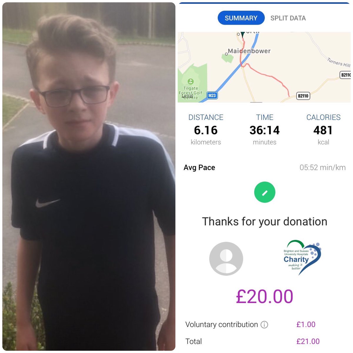 Oriel_PE's tweet photo. READY, SET, GO! First out of the blocks to @Run5k4NHS this morning as we #PUSHFOR2000 are alumnus Connor, current students, Aaron, his mum, dad & little brother, Tommy & his dad, & Aaron, his mum, dad & younger sister! 144 participants & £1492 raised now. #RUN5K4NHS #OrielPE 💜😍 https://t.co/wuvUmZx29Z