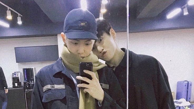 nobody:namkook: [lean their heads together to pose like a couple]