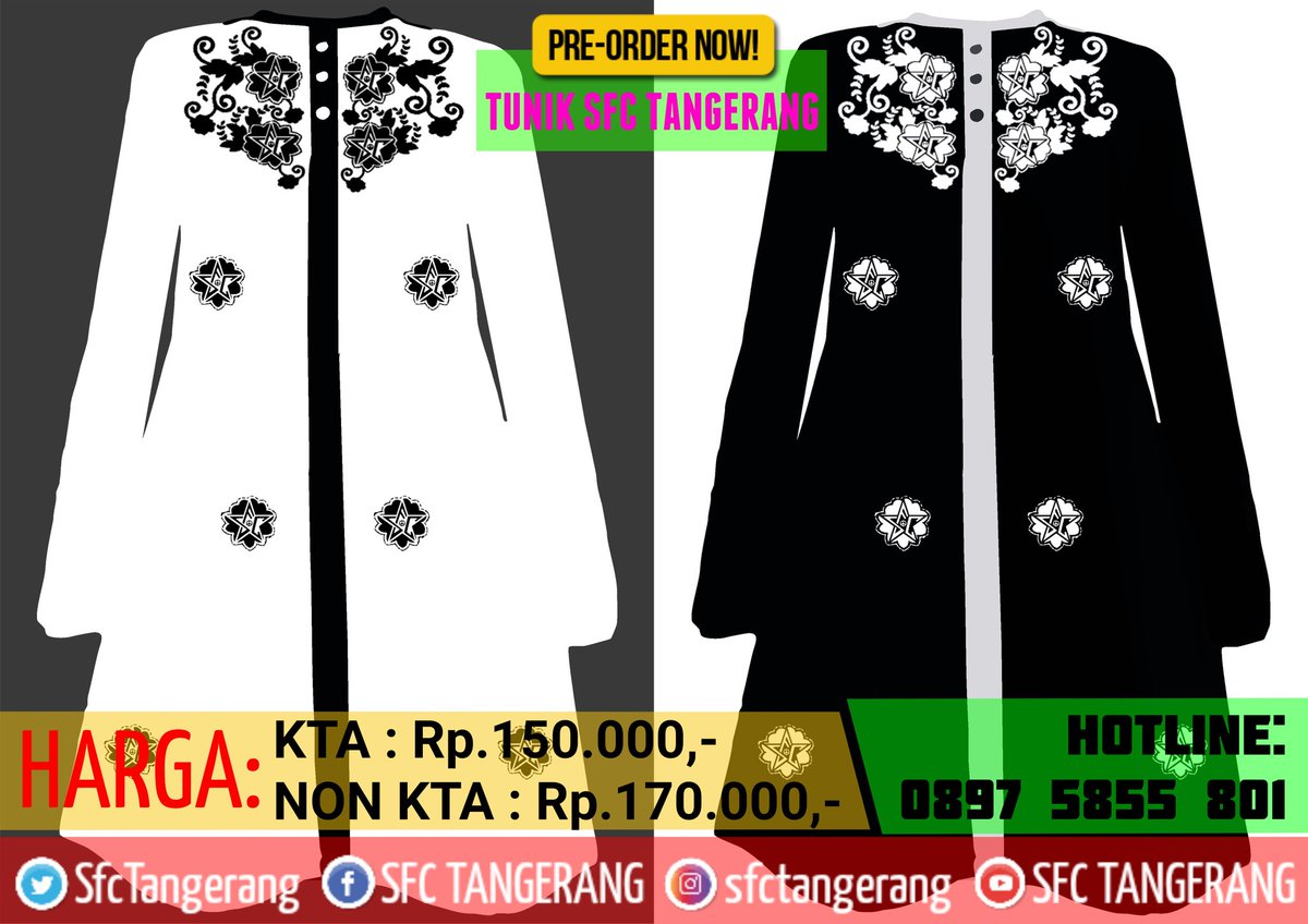 Pemesanan TUNIK SFC Tangerang | Hub WA 08975855801 🤘