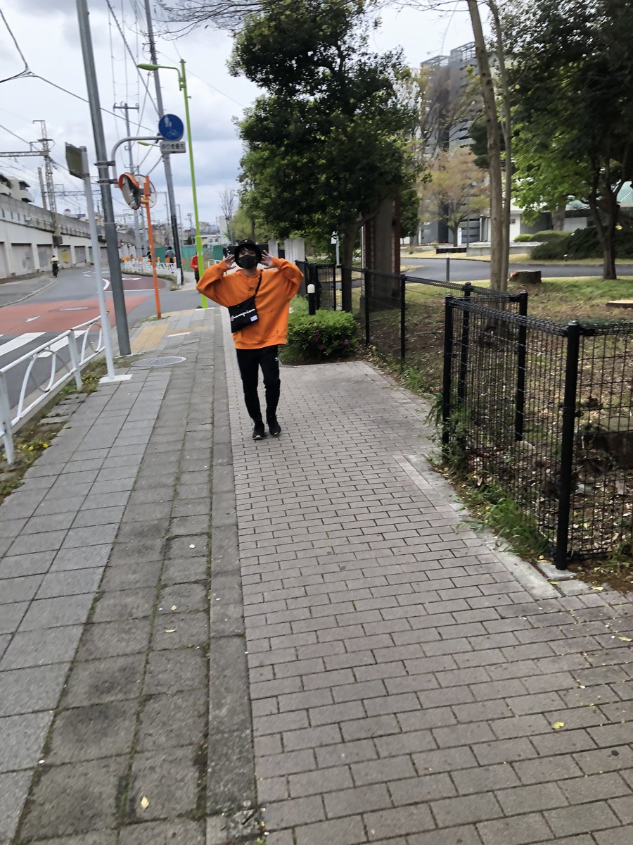 Uzivatel 吉村卓也 Na Twitteru さくちゃんと散歩した時のこと この距離でも 互いにイヤホンしてline電話しながら歩くと普通のお散歩と変わらないよ