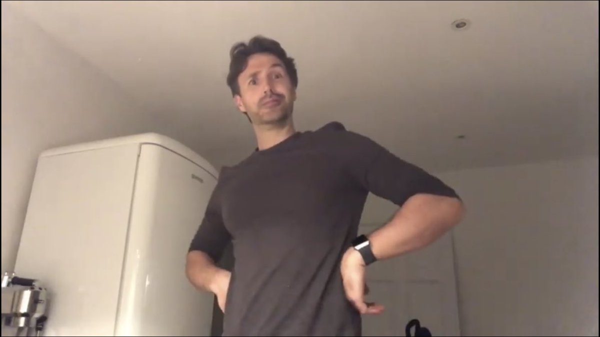 MadAboutXavier's tweet photo. He who baketh Banana Bread 🍌🍞 walketh through the land and all it’s stones will part or something old Scottish tale true in @michaelxavierUK #LieutenantKnox’s ‘scullery’ as he takes on the #Outlanderbakeoff #Outlander. Watch the full video on Michael’s @Facebook. https://t.co/BKoDj0qDHg