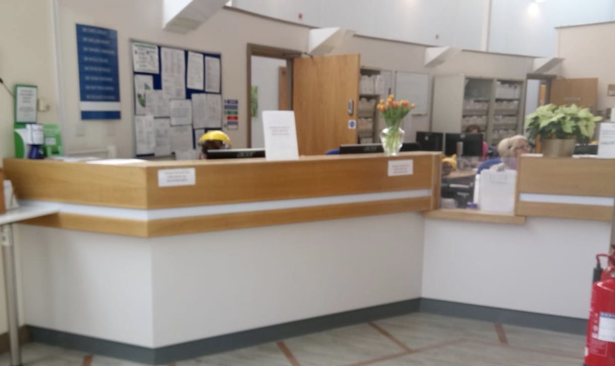 DLAB_ORATORY's tweet photo. We have been out measuring for our next three reception screen projects this morning. All #localnhs surgeries with the aim of protecting our #FrontLineHeroes @AbingdonDesign have already produced all the face shields they needed! DT is the #bestsubject #AllInThisTogether https://t.co/KQr6LZsDcP