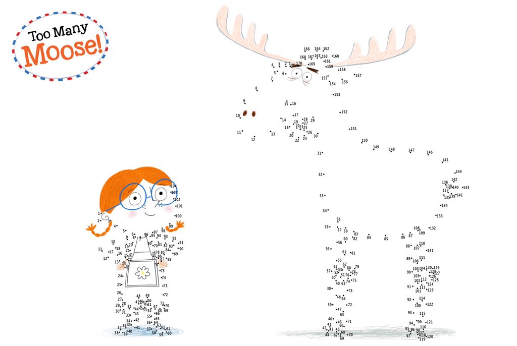 CeZar0905's tweet photo. Have some Easter Monday fun by joining the dots! ✏️ #TooManyMoose 
In the activity section over on my website! https://t.co/chyXWIlJBp