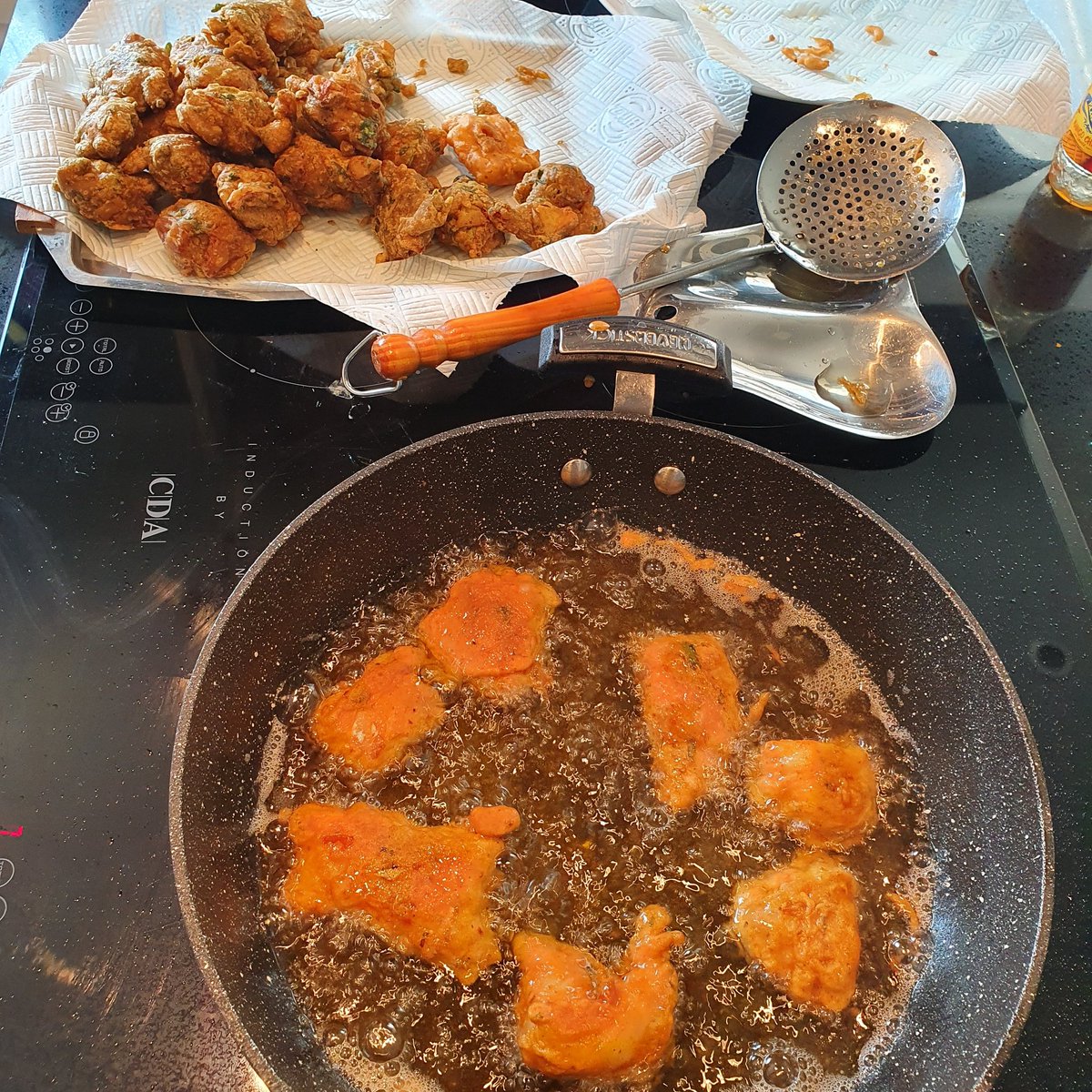 Our easter treat is fresh pakora. Really want this to be an addition to our menu one day