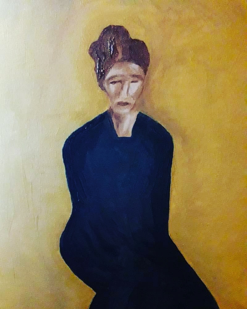 terrace_gallery's tweet photo. The entries are flooding in.
This painting by Paola Saraste, titled 'Elin’, aims to capture the moody and strange reality of the current COVID 19.

To enter #KeepCalmandCreate send your work to info@terracegallery.co.uk
#stayinspired
#stayhome
#COVID19
#smallgallery
#penryn https://t.co/8qk9HeACWt