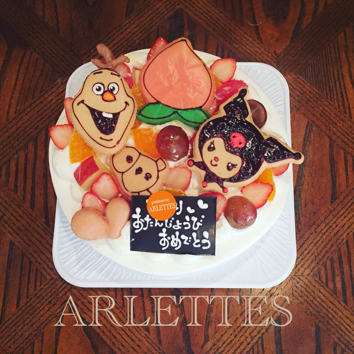 パティスリー アルレット Auf Twitter オラフ と クロミ と 桃 ケーキ Disney Frozen ディズニー アナ雪 サンリオ アルレット Arlettes キャラケーキ キャラクターケーキ 洋菓子 スイーツ 新神戸 神戸 マカロン バースデーケーキ ケーキ かわいい