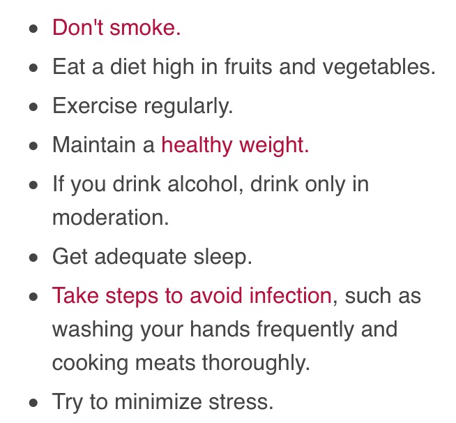 HuobiCharity's tweet image. Tips to boost your immune system from Harvard Medical School:

Don't smoke
Eat healthily
Exercise regularly
Maintain a healthy weight
If you drink, only in moderation
Get adequate sleep
Minimize stress

Check out 👇
bit.ly/2y6OqOu

#StayHealthAtHome
Fight #COVID19