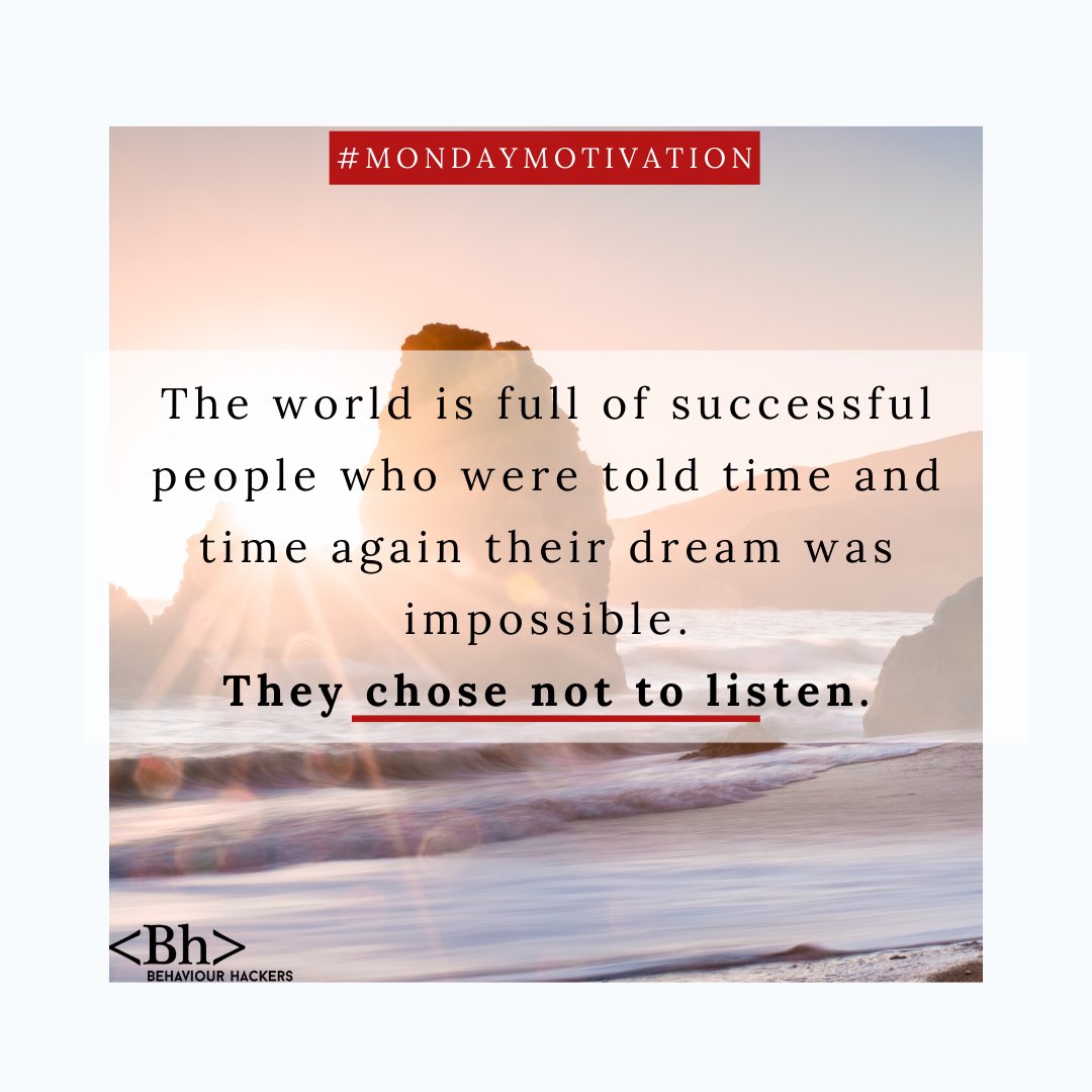 BehaviourHacker's tweet image. One of our fav quotes🤍 What was the first thing that came to your mind? Time to make it happen!💕
Photo by Jessica Ruscello on Unsplash
#MondayMotivation #BehaviourHackers #dreambig #startsmall #winbig