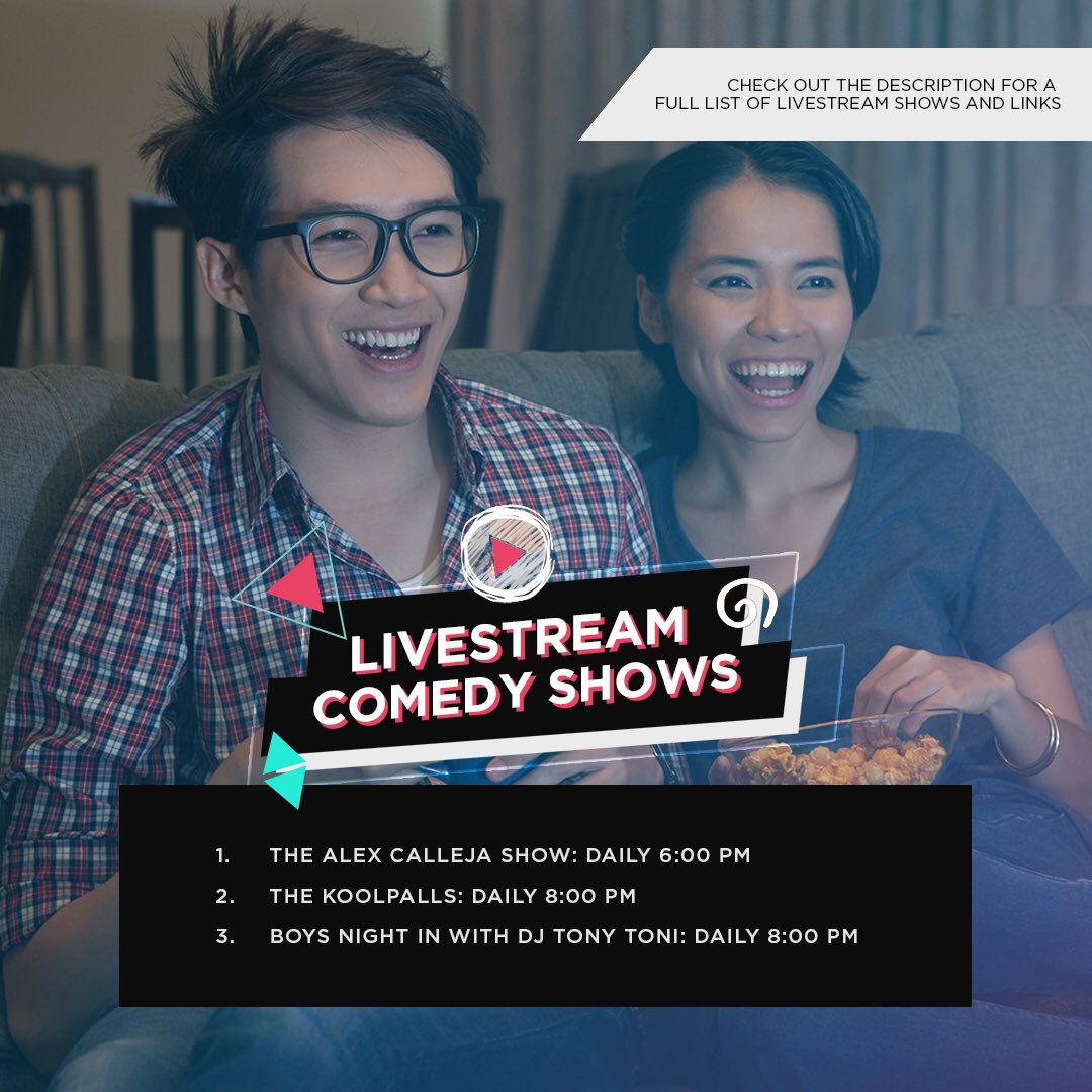 shoorph's tweet photo. Here's our updated guide for available livestream activities to fight those lockdown blues, and get #ReadyToExperience Shoor-approved in-home entertainment!
Find the links on our Facebook page: https://t.co/0EbNNEjjLc https://t.co/LZjAQWmS9u