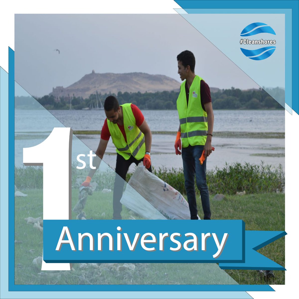 ylefoundation's tweet photo. Our anniversary is a time to look back at the good times and a time to look ahead to live our dreams together..
#Oneyearofcleanshores
#Cleanshores
#YLEFoundation
@RaghdaaElSaeed @JoyceMsuya @Kjulybiao @UNEP_Africa @UNEPMAPNews @UNEP @UNICCairo @IFEgypte @ErikSolheim @E
@UNHABITAT https://t.co/gFQJQw7VP2