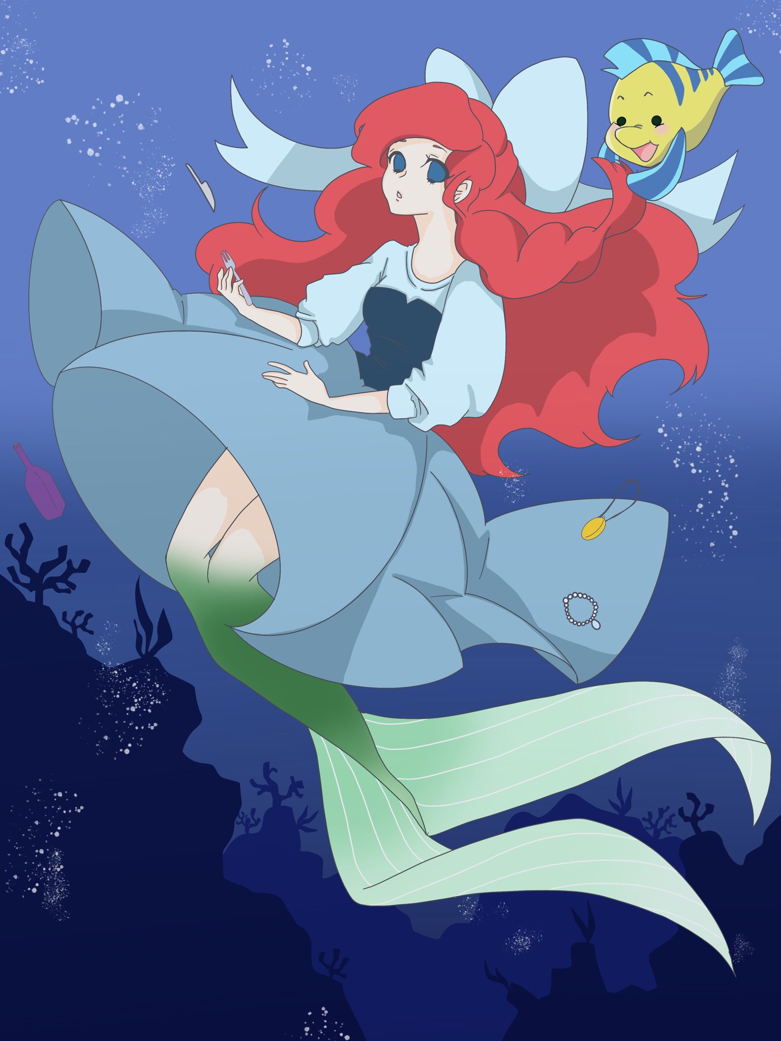 تويتر Thumbnail على تويتر リトルマーメイド アリエル イラスト T Co Z4yzuszpmk