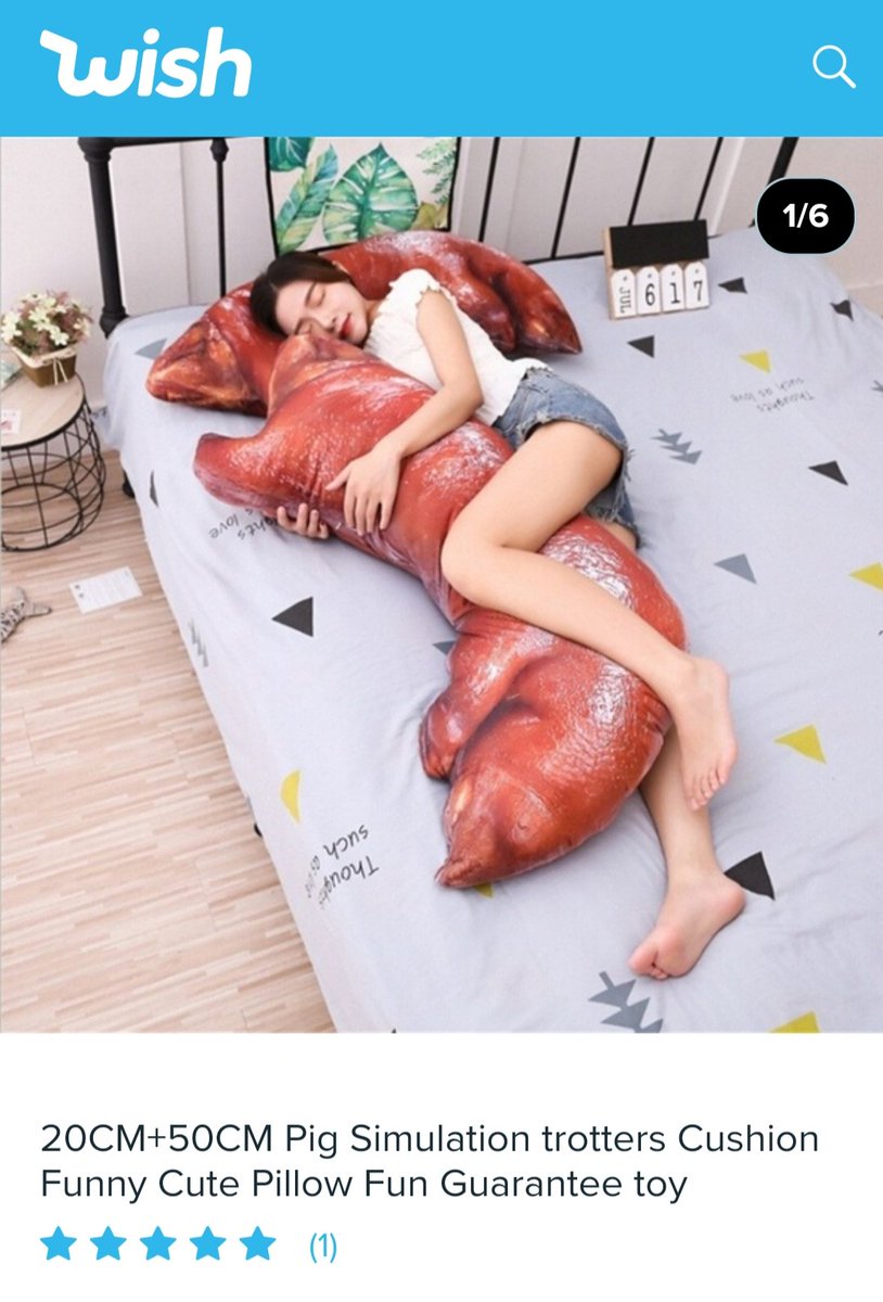 SotonMax's tweet photo. Happily browsing this morning and came across this abomination. Pig trotter cuddle-pillow, anyone? Anyone? #ThingsIWillNeverUnderstand https://t.co/Oz6EUoPULo