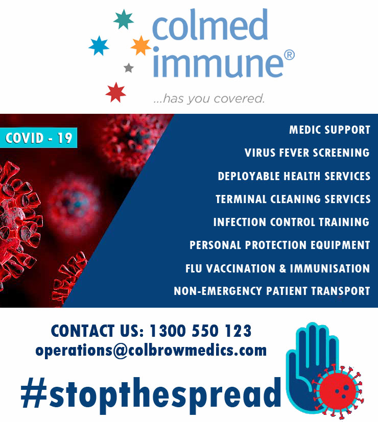 RhinoMJK's tweet image. COLBROW #FEVERSCREENING
1. Hospital Grade Thermometers
2. Experienced clinical workforce
3. Team trained in don and doff of hospital standard PPE
4. Medical Malpractice Insurance

1300 550 123 | operations@colbrowmedics.com
 #covid19 #workplacesafety #prevent #coronavirus