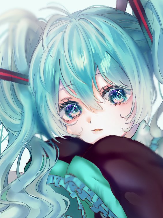 初音ミク「#初音ミク

手乗りミクさん
間違えて食べちゃだめだよ 」|もぶきャらのイラスト