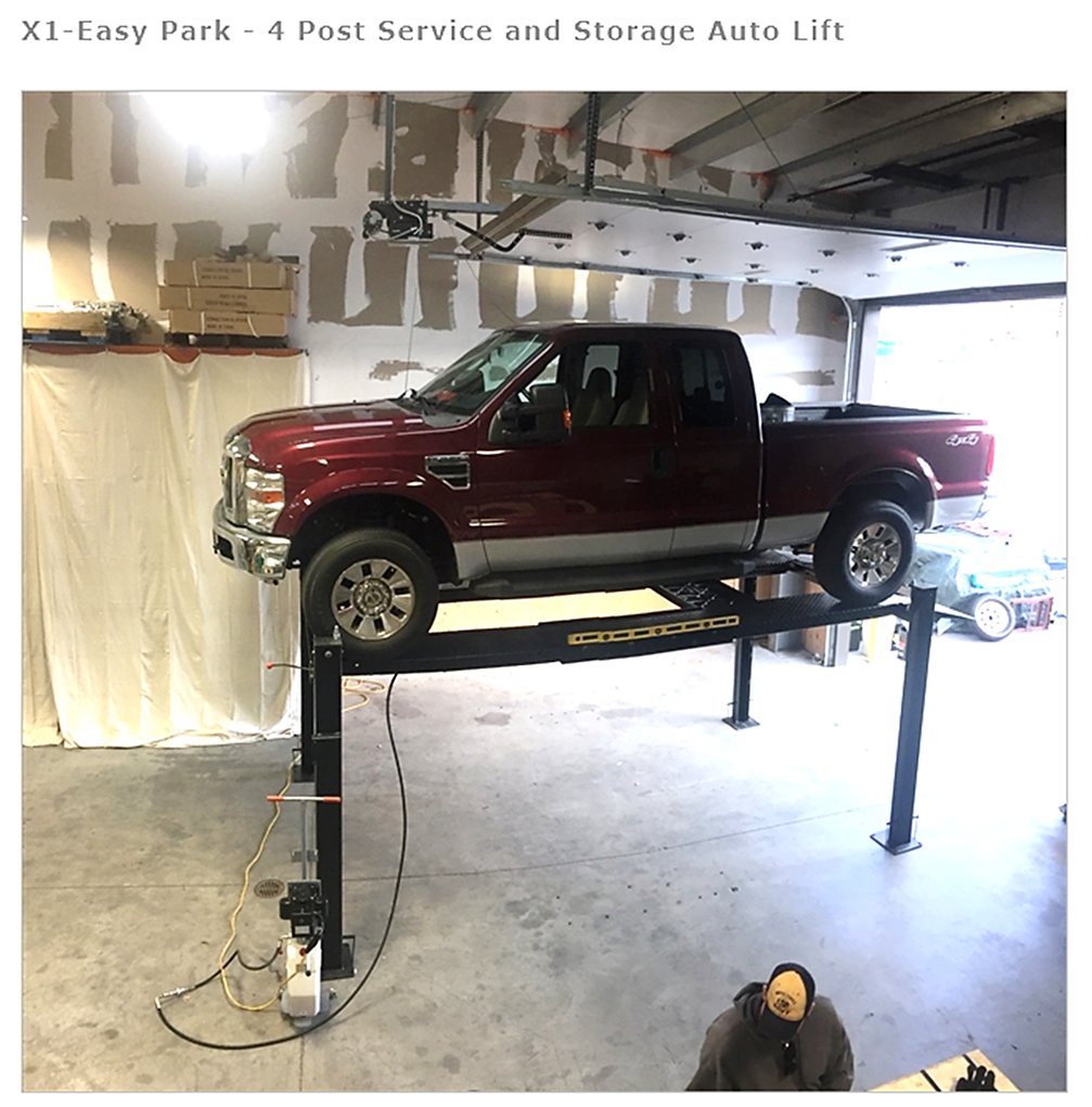 NAautoequipment's tweet photo. The X1 Easy Park - Modular auto lift, is a 4-post, free-standing, service & storage lift. 🚗🚘🚙🏘️👍
More: https://t.co/WDsTQFs4tV
#4postlift #universalift #garageequipment #garagegoals #homegarage #commercialgarage #servicelift #naautomotiveequip #naautoequipment #Plainville https://t.co/D7FQhPHJVL