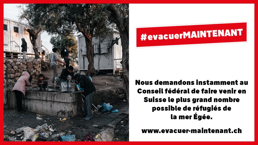 Il y a des moments où l’on peut faire de beaux discours. Et il y a des moments où il faut agir.
#evacuerMAINTENANT evakuieren-jetzt.ch/fr/