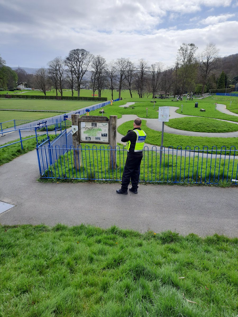 Reassurance patrol around Centre Vale Park. Pleased to say everyone is following the government's guidelines #StayHomeSaveLives #coronavirus @CMBC_CSRT