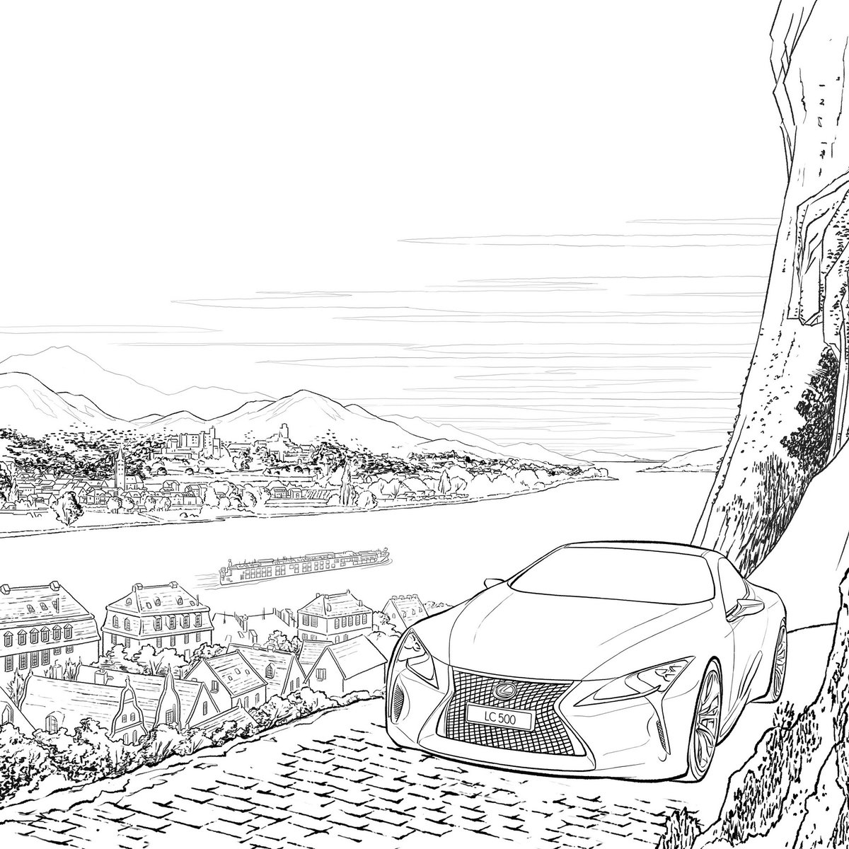 AutomovilMex's tweet photo. ¡Más páginas para colorear, para aprovechar este tiempo de cuarentena! Esta vez son cortesía de #Lexus, y además del #LC500 de producción y del LC500 del campeonato #SuperGT, las ilustraciones también incluyen coches de carreras de categorías GT de #AstonMartin y #BMW. #HobbyAP https://t.co/HXRKshZZDX