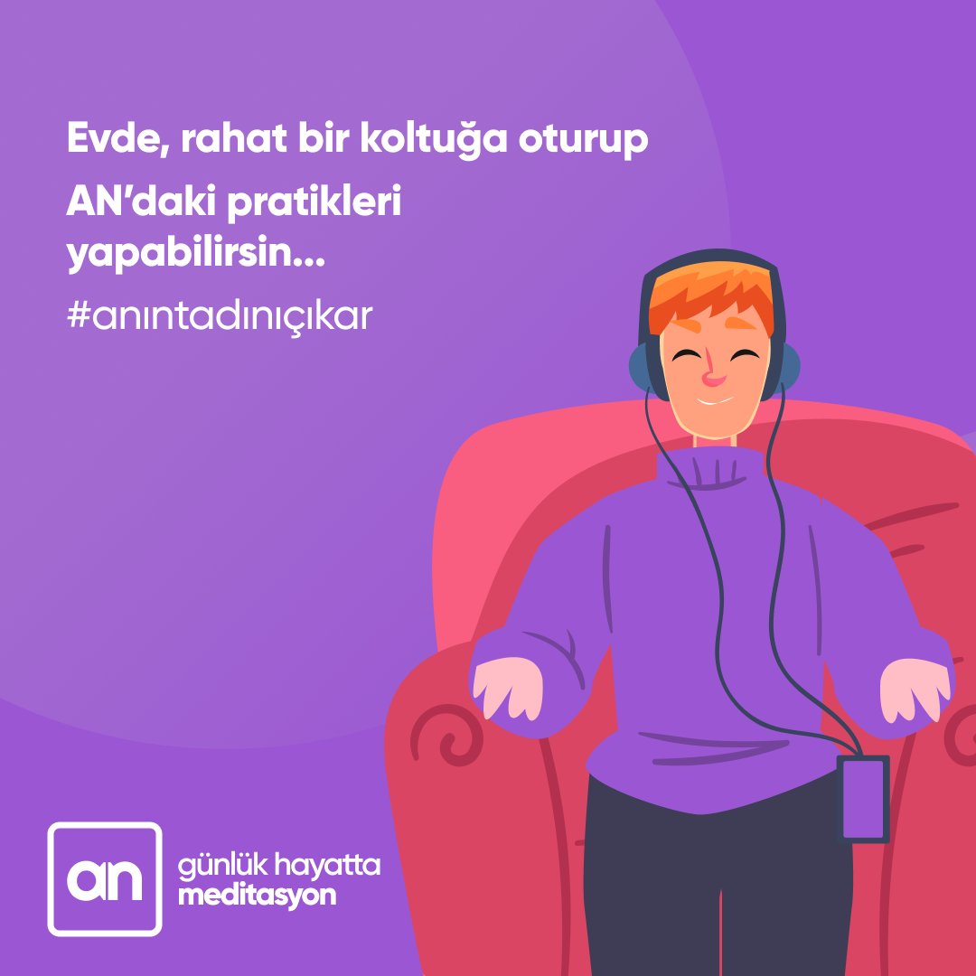 Yeni bir haftaya başladık. İçinde geçtiğimiz bu zor zamanlarda kendin için sık molalar ver. Her gün 5 dakika düzenli olarak aynı saatte, AN ile meditasyonu yap.
#evdekal #meditasyonyap #anapp #meditasyon #mindfulness
#covid_19 #sakinkal #sağlıklakal #heranyanında #anıntadınıçıkar