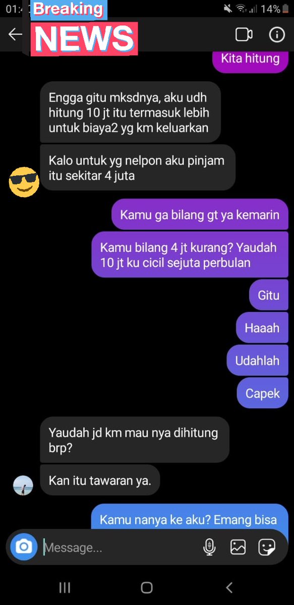Doni sendiri yang bilang kalo diitung2 dia minjem sekitar 10 jutaan
