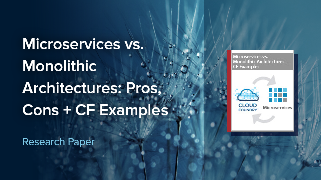AlexaDikusar's tweet photo. [#Whitepaper] Microservices vs. Monolithic Architectures:  compare #microservices architectures to monolithic apps. Find out how a #PaaS addresses associated challenges 👉 https://t.co/VBvvatCMGX

bonus🧐 #CloudFoundry Examples https://t.co/qzuZCojJlT