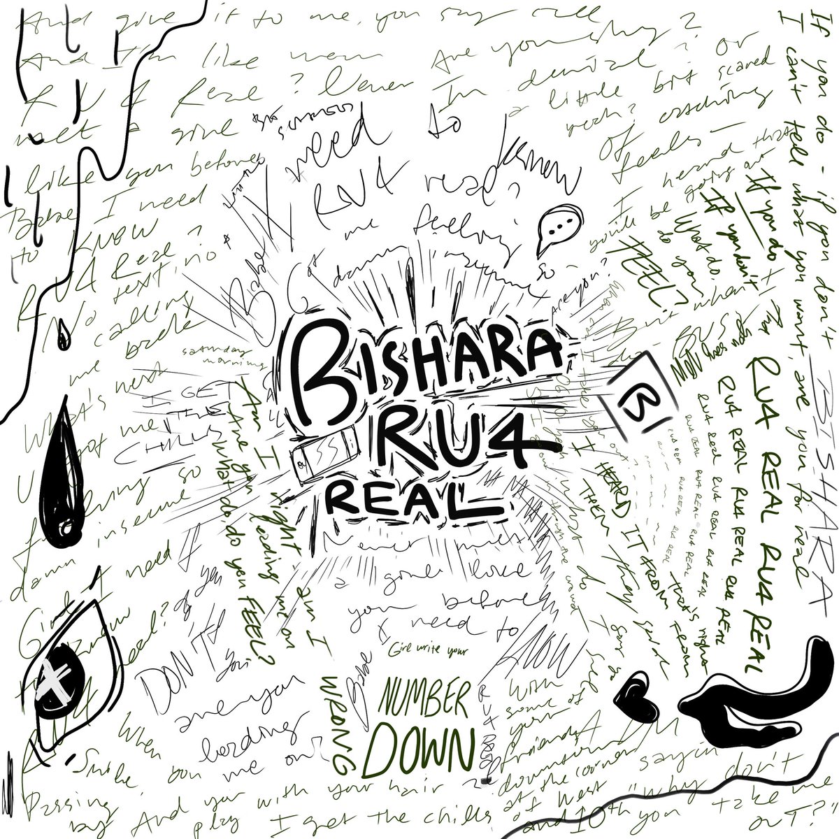 TENMusicGroup's tweet photo. .@BisharaMorad's new single "R U 4 Real" will be released on Friday 🎵 #RU4real https://t.co/EpWnv0dIEN