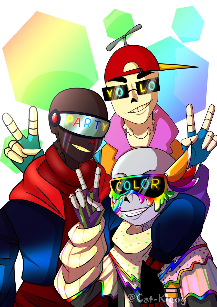 cat_kleog's tweet photo. #Underfresh
#Freshtale
#Fresh_Sans
#Fresh_Ink (#Inktale #Ink_Sans)
#Fresh_Error (#Errortale #Erro_Sans) https://t.co/Xpsdu4LOnp