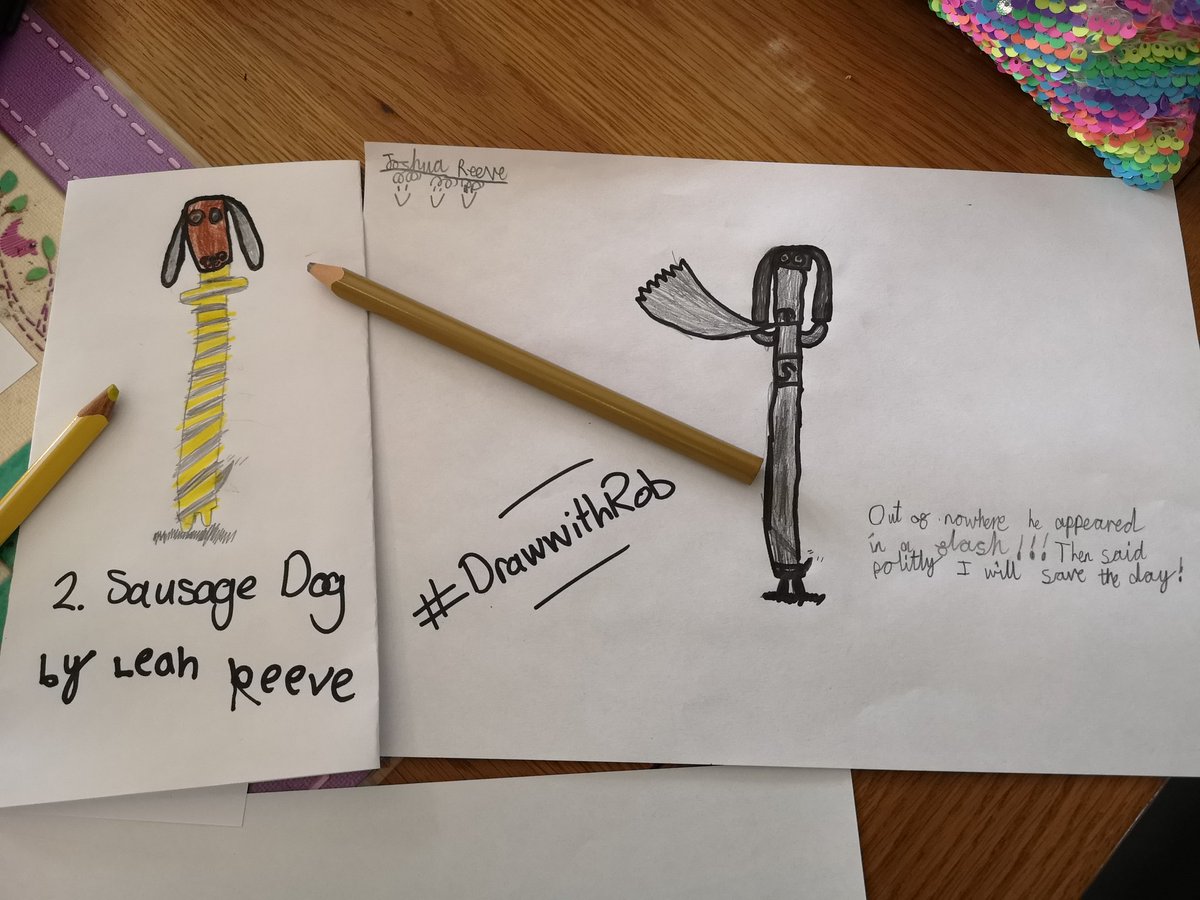 samreeve1975's tweet photo. #DrawWithRob thanks @RobBiddulph for posting your videos. They are great. Kids are loving copying you. @RobBiddulph https://t.co/3KgPwpaxPM