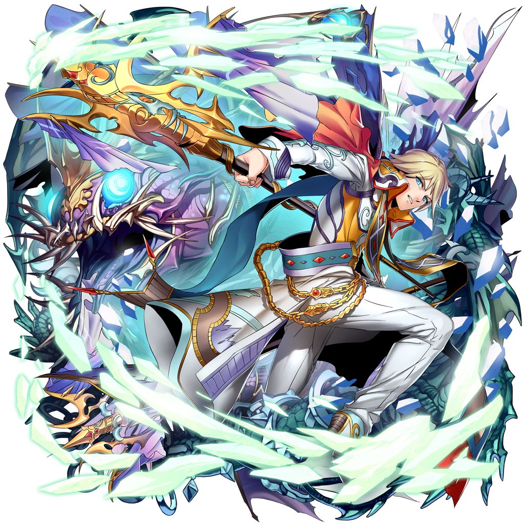 クロビス 決めポーズでは華麗に2本の槍を構えて見せるけど実際の戦闘では決して2本持ちしない槍使いの好青年 T Co Pzbxvz2gmg Twitter