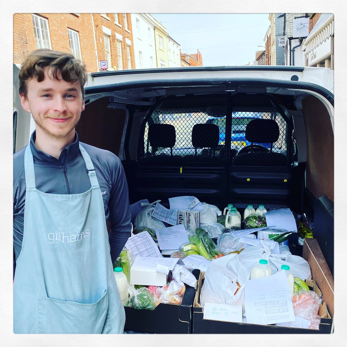 Harry is Out on the morning rounds. We have delivery slots available for tomorrow. Call us on 01691653187 for free delivery to your front door. Servicing Oswestry and beyond... 
Avoid the supermarket, we’ll come to you... 
#freedelivery #callnow #avoidthesupermarketqueues