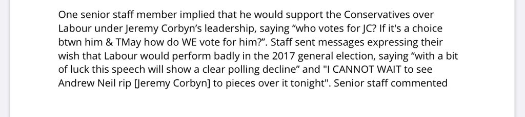 The way my BLOOD IS BOILING right now. Corbyn lost the election because he was sabotaged by a bunch of middle class centralist social liberals, who realistically lean to the right more, because they were threatened by his socialist ideals.   #LabourReport   #LabourLeaks