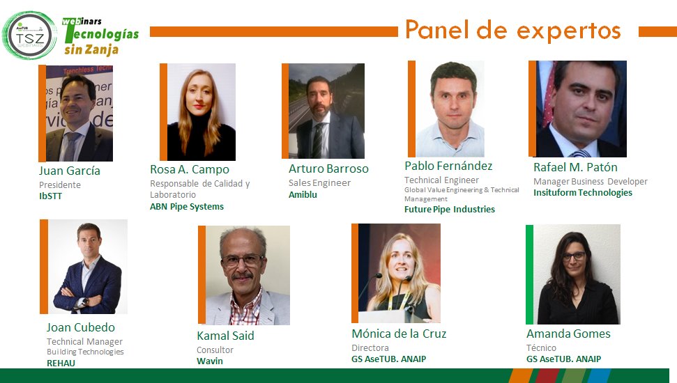 AseTUB's tweet photo. Contamos con expertos de nuestras empresas #ABNPipeSystems @Amiblupipes @futurepipe @insituformspain @REHAU_Group y @WavinGroup en estos #webinarstsz. Además, tendremos al presidente Juan García de @IBSTT como invitado especial ¡Inscríbete gratuitamente! 👉https://t.co/XaQvXJl4Bj https://t.co/AkVrXqnwO0