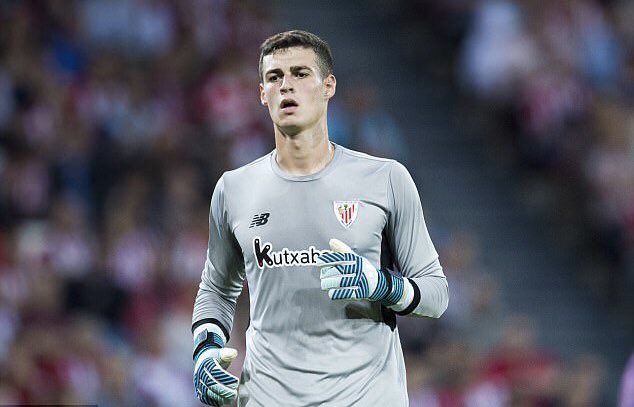 The season after in 2013, Kepa switched back to Athletic Bilbao. This time to the men’s team. In May 2013 he was named an unused substitute in a La Liga game against Getafe. Kepa trained with the first team at this time but only played games for the B-team. 4/11