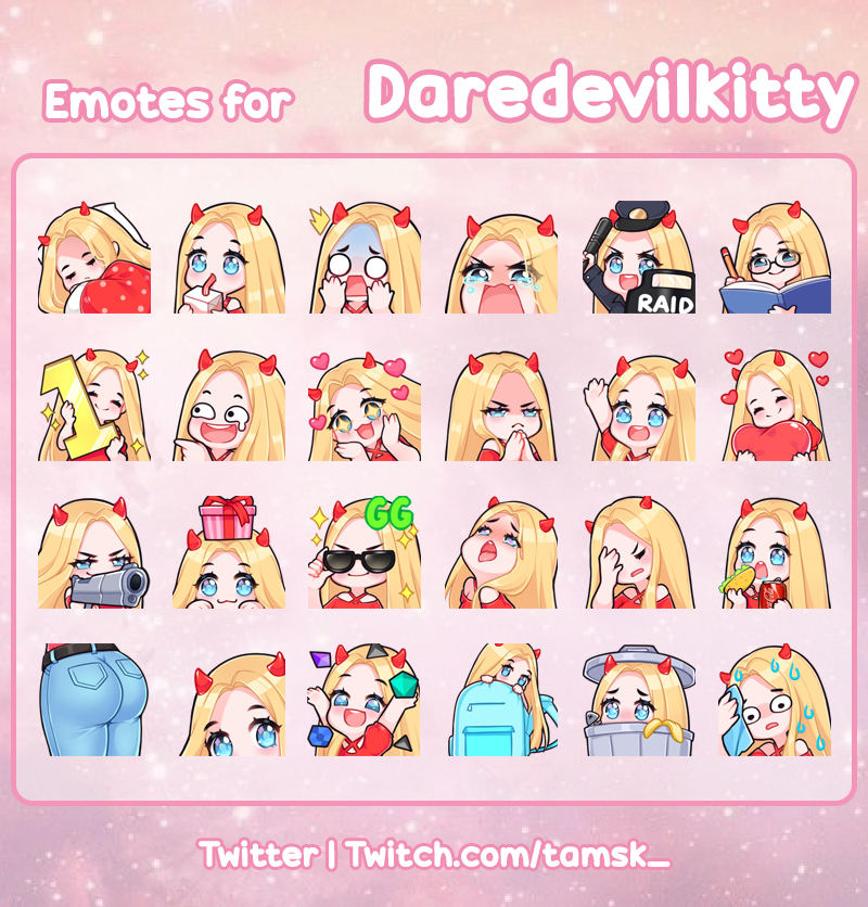 Tamsk Commission 23 Open Finally I Finished Them Sweat Sweat Emotes Emoteartist Twitchemotes T Co F86egmpyiq Twitter