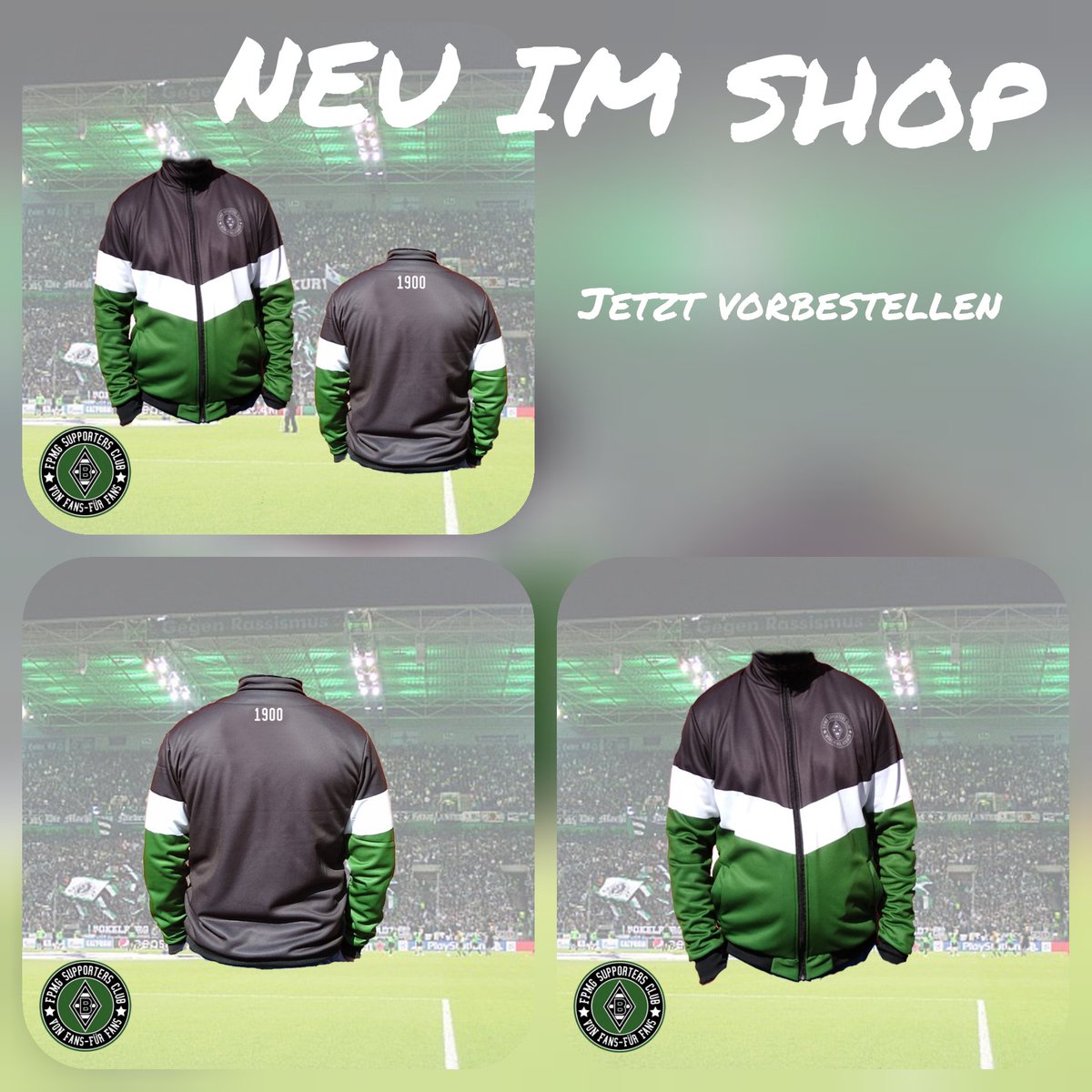 FPMGSC's tweet image. Neu im Shop
Trainingsjacke jetzt vorbestellen!
eshop.fanprojekt.de
#fanartikel#vonfansfuerfans#borussia