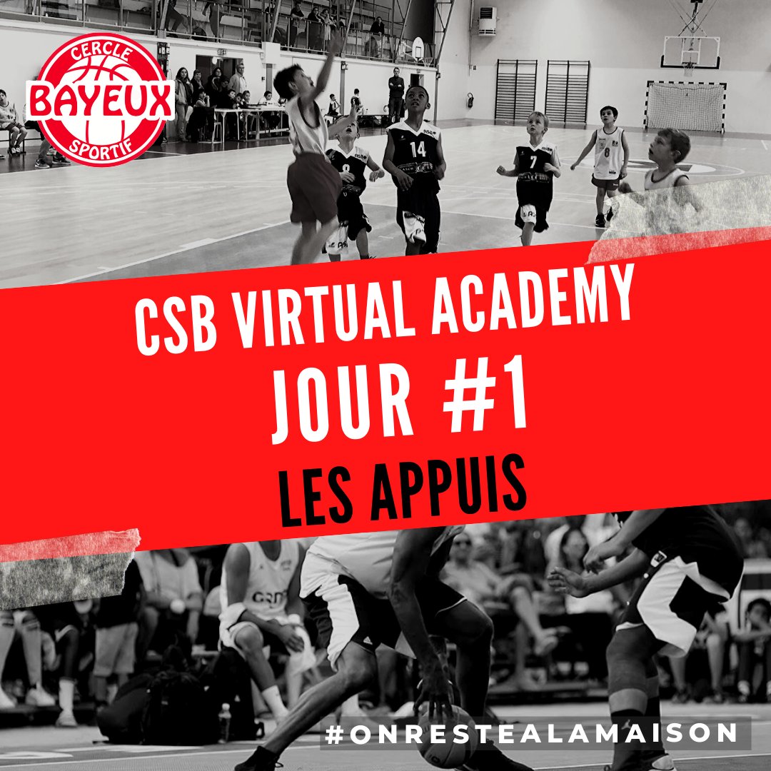 CSBayeuxBasket's tweet photo. Rejoignez la CSB VIRTUAL ACADEMY ! AUjourd'hui, on travaille les appuis !
https://t.co/S9KD6pmVIy https://t.co/f7nlDkzxIN