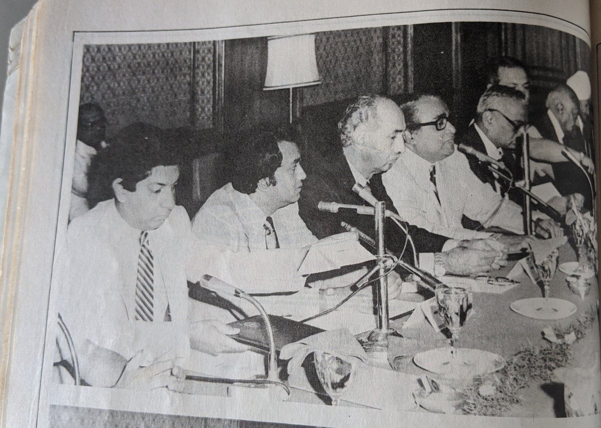 About 6 months before this event, Asian Cricket Conference was held in New Delhi, which finalized the nitti gritty of this tournament.Seen in this pic, amongst others, are NKP Salve and Kanmadikar