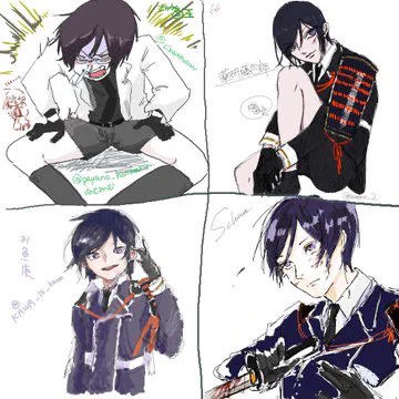 自粛期間入ってから固定の面子で絵チャを定期的にやってて、その日のお題のキャラを各自描くってお遊びしてる 楽しい 