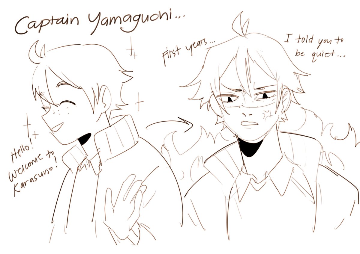 i wonder how yams gets his team under control... does he get mad like daichi-san or...? 